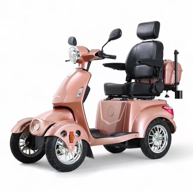 Négykerekű elektromos robogó inSPORTline Antun - világos terrakotta