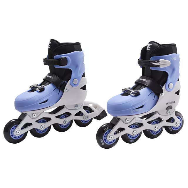 Állítható 4 az 1-ben korcsolya inSPORTline Foursimo, Comfort Fit illeszkedés, MicroLock biztonsági csat, AdjusTouch méretbeállító gomb