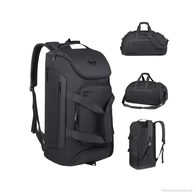 Sporttáska 2 az 1-ben inSPORTline Fursio, oldalsó zseb, külön cipőrekesz szellőzéssel, állítható vállpánt