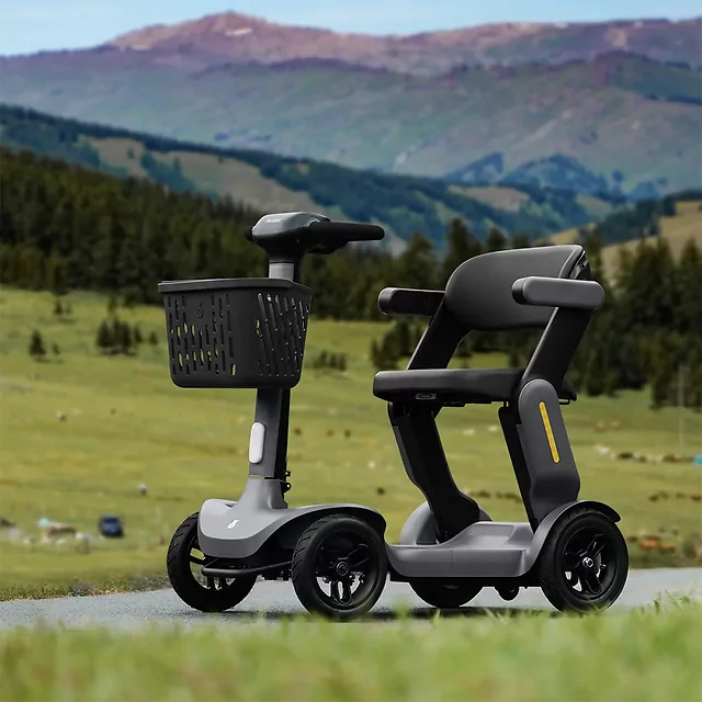Elektromos négykerekű kocsi inSPORTline Clis, 10km/h, akár 40 km hatótávolság, PAI biztonsági rendszer, elektromágneses fékkar, borulásgátló kerekek - szürke