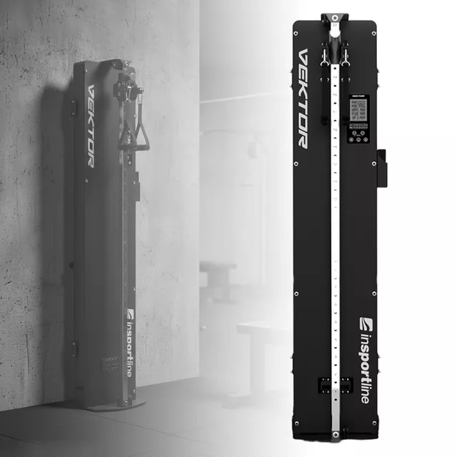 Edzőkeret inSPORTline Vektor, kijelző, vákuum ellenállás rendszer, kesztyű, számos edzésvariáció