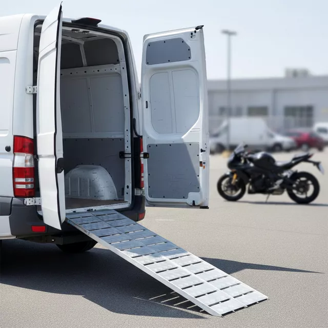 Feljáró rámpa ATV/UTV-hez W-TEC Gordanox, 2x szorítóheveder, hegesztett szerkezet