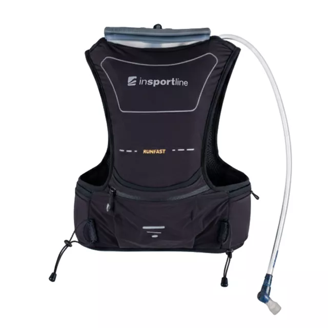 Futómellény inSPORTline Runfast L-XXL, húzózsinór, légáteresztő és gyorsan száradó anyag, biztonsági síp