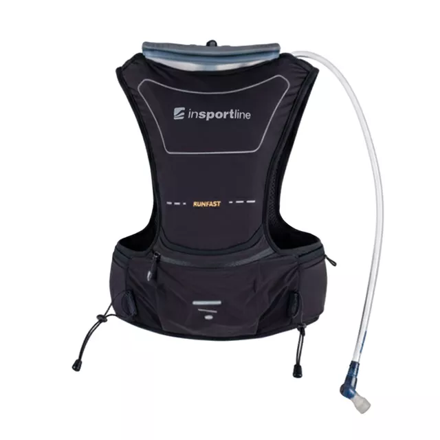 Futómellény inSPORTline Runfast XS-M, húzózsinór, légáteresztő és gyorsan száradó anyag, biztonsági síp