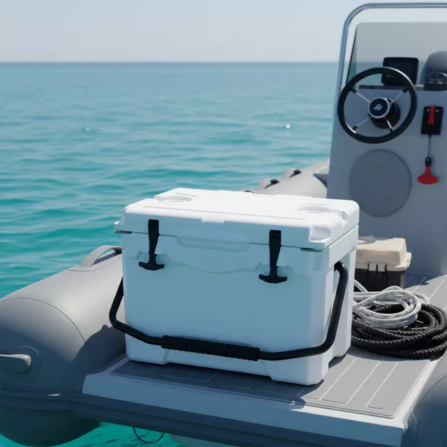 Hűtőláda inSPORTline Arvelo, palacknyitó, fogantyú, gumihorgonyok