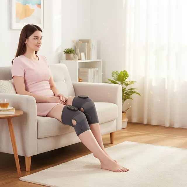 Kompressziós masszázs térdpánt 3in1 inSPORTline Mishair