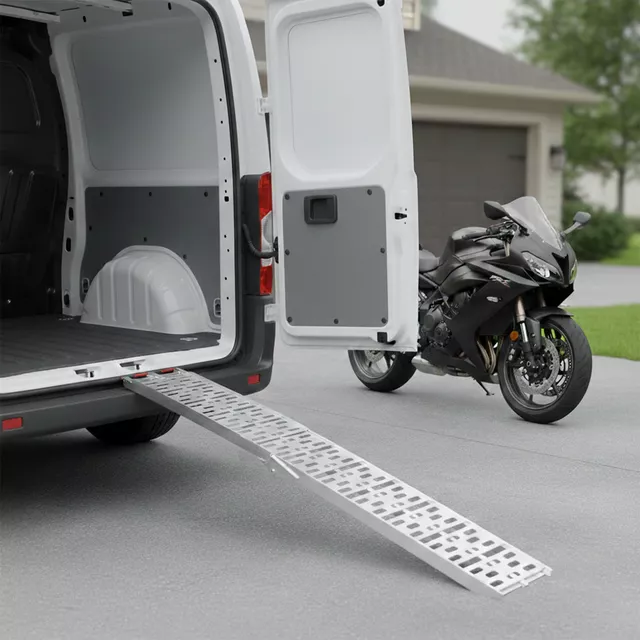 Felhajtórámpa W-TEC Haldenor, összecsukható kialakítás, 221 cm-es kényelmes hosszúság, akár 340 kg teherbírás