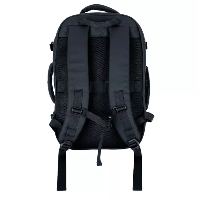 Utazó hátizsák inSPORTline Wingmate 33-50l, vízálló zseb, laptopzseb gyors hozzáféréssel, csatlakozókábel a powerbankhoz, 50 literes kapacitás