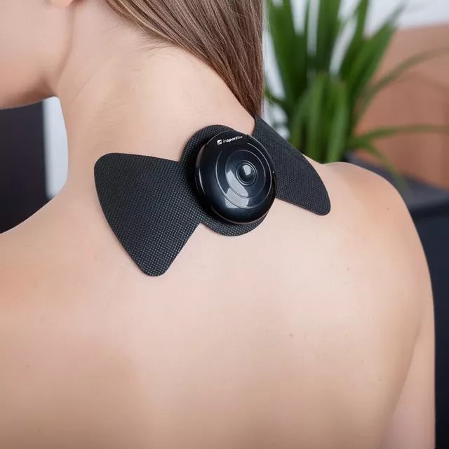 Izom elektrostimulátor inSPORTline Elefit, TENS és EMS program, jól tapadó elektródák, hosszú élettartamú újratölthető akkumulátor