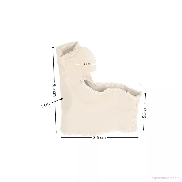 Gél bütyökvédő inSPORTline Gesoto 2db, MDR tanúsítás, puha és rugalmas anyag, megakadályozza az ujjak súrlódását