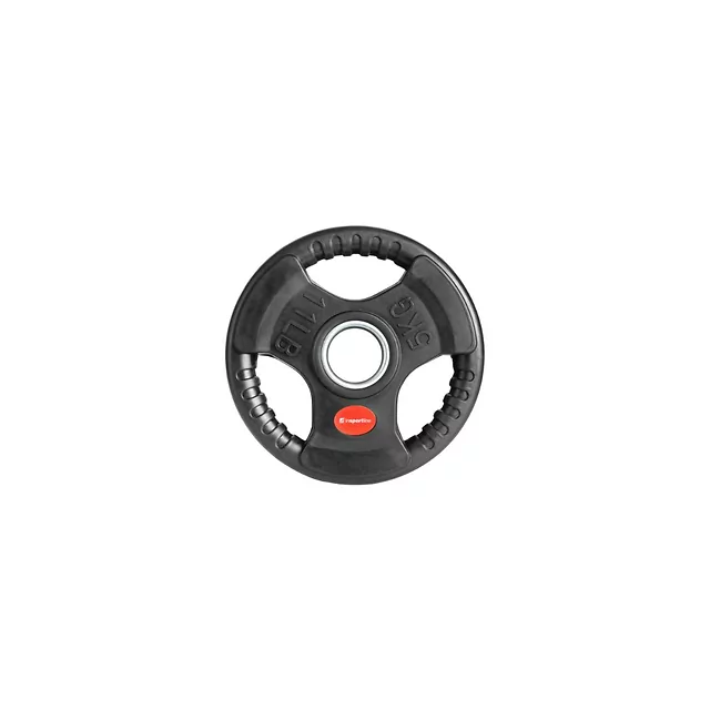 Gumírozott olimpiai súlytárcsa inSPORTline Graton OL 5 kg 50 mm, fokozott kopásállóság, ergonomikus forma, magas tartósság