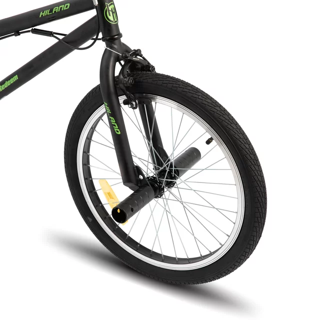 BMX kerékpár Hiland Redeem 20", 12,82 kg, ergonomikus nyereg, Hi-Ten acél alkatrészek,  U-fék rendszer, 20 × 2,125" méretű széles gumiabroncsok - piros