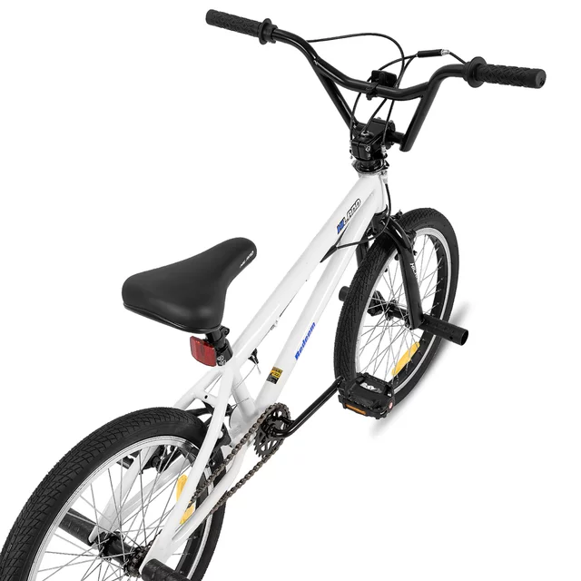 BMX kerékpár Hiland Redeem 20", 12,82 kg, ergonomikus nyereg, Hi-Ten acél alkatrészek,  U-fék rendszer, 20 × 2,125" méretű széles gumiabroncsok - piros