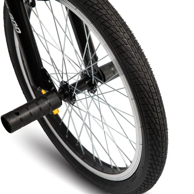 BMX kerékpár Hiland Redeem 20", 12,82 kg, ergonomikus nyereg, Hi-Ten acél alkatrészek,  U-fék rendszer, 20 × 2,125" méretű széles gumiabroncsok - piros