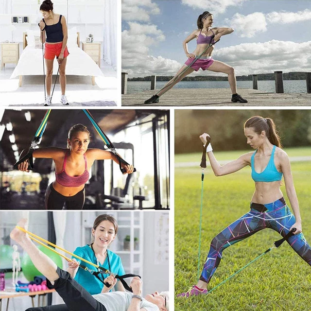 Állítható gumis expander inSPORTline Morpo Tubes 140 cm / 4,5-45 kg