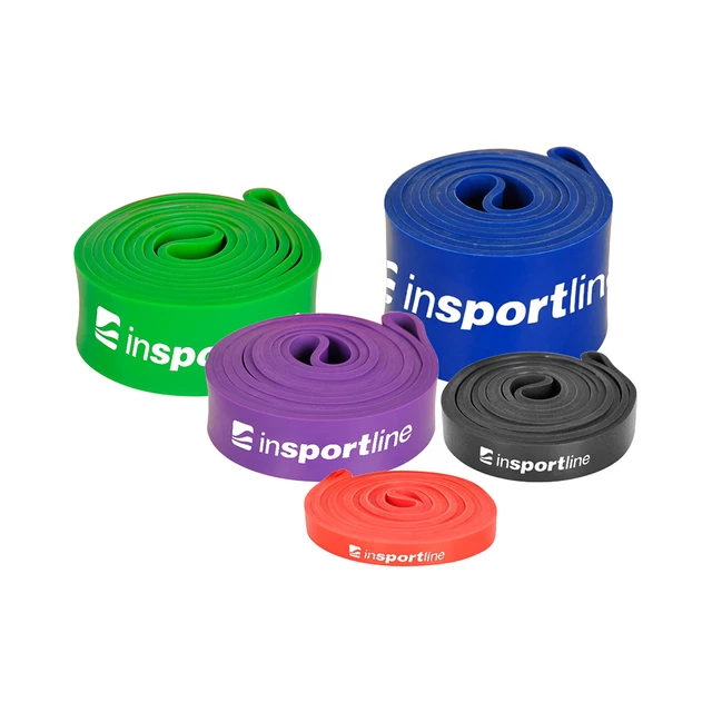 Fitness gumikötél inSPORTline Hangy 22 mm, ellenállás 15 kg, kerület 204cm, 167g, hosszu 102cm