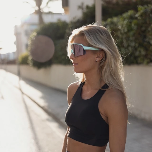 Sport napszemüveg Tripoint Trerikesröset - Turquoise Smoke /w Pink Multi Cat.3