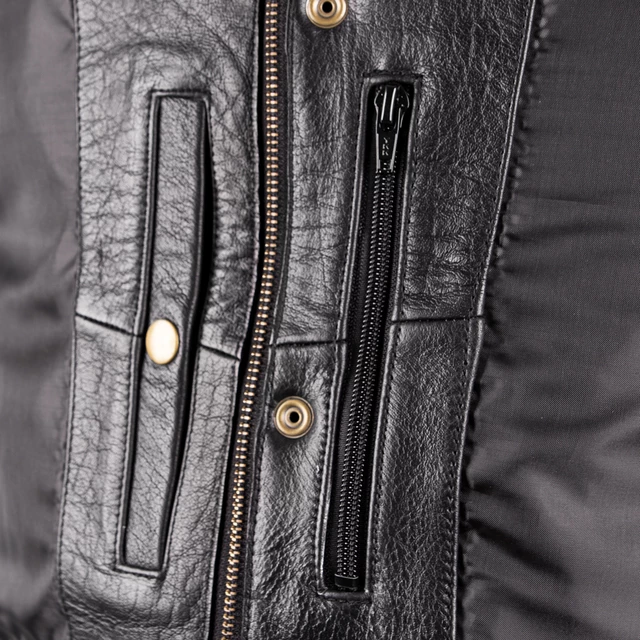 Motoros mellény W-TEC Black Heart Rumbler - fekete