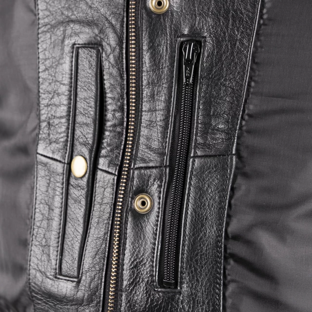 Férfi motoros mellény W-TEC Midvora - fekete