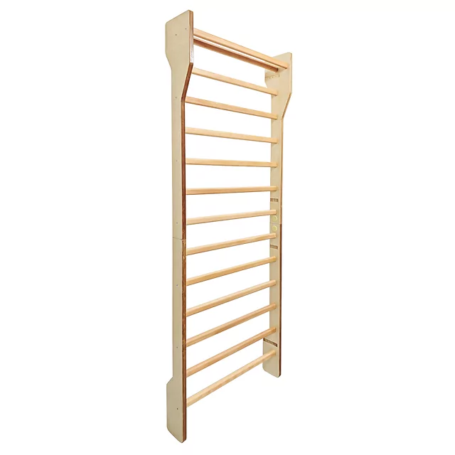 Bordásfal inSPORTline Shapemar 220x90 cm, nagyobb távolság a faltól, tömör bükkfa, 2 x lakkozott felület, tartozékok rögzítésének lehetősége