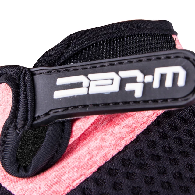 Női kerékpáros kesztyű W-TEC Atamac AMC-1038-17 - szürke-lazac