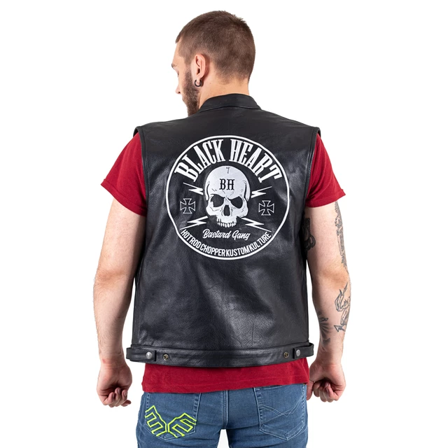 Motoros mellény W-TEC Black Heart Rumbler - fekete