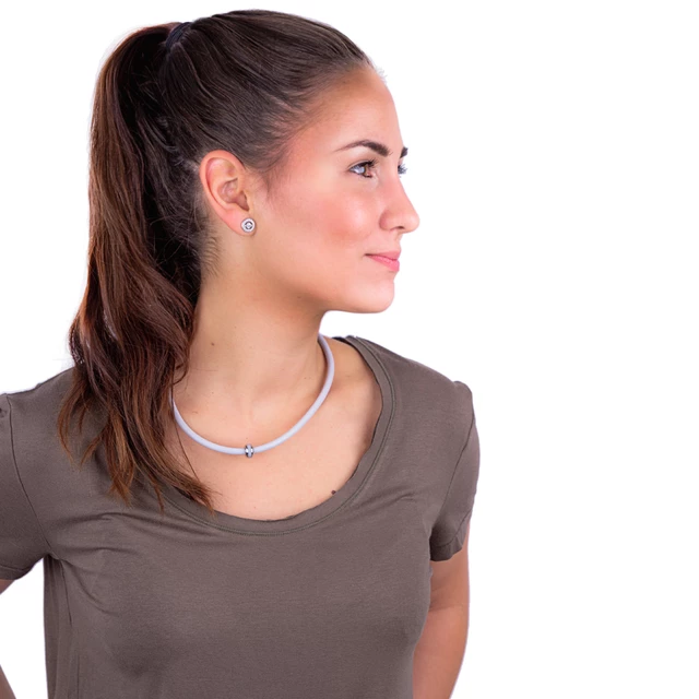 Mágneses nyaklánc inSPORTline Mely - szürke