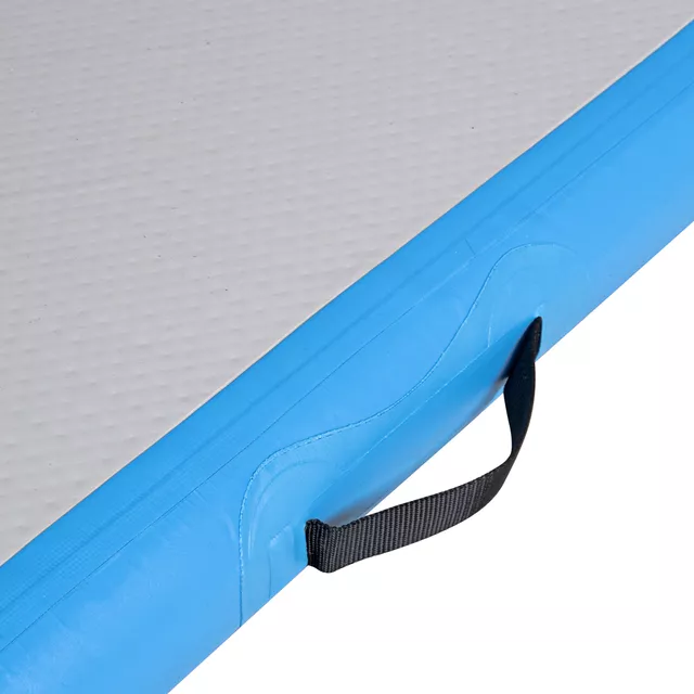 Airtrack inSPORTline Airstunt 400x100x10 cm fehér,650kg teherbírás,DropStitch technológia,javítókészlet és szállítótáska