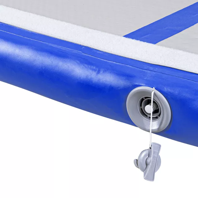 Airtrack inSPORTline Airstunt 500x100x10 cm fehér,850kg teherbírás,DropStitch technológia,javítókészlet és szállítótáska