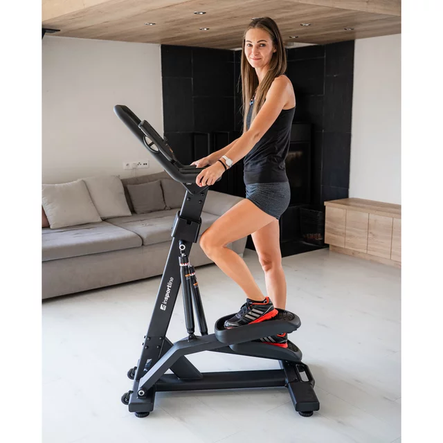 Stepper inSPORTline ZenPeak 50, LED kijelző, Body Fat és Recovery programok, beépített pulzusérzékelők, Zwift és a Kinomap okosalkalmazások