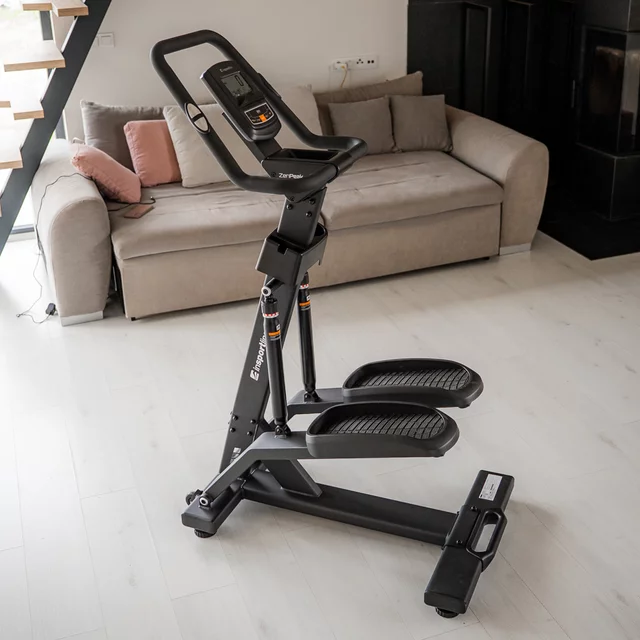 Stepper inSPORTline ZenPeak 50, LED kijelző, Body Fat és Recovery programok, beépített pulzusérzékelők, Zwift és a Kinomap okosalkalmazások