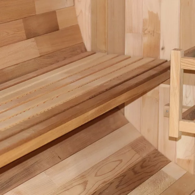 Finn hordó szauna inSPORTline Viduor 300 - Cédrusfa, FANLAN SCA 60 kályha, üveg bejárat, belső világítás, jó hőszigetelő tulajdonságok