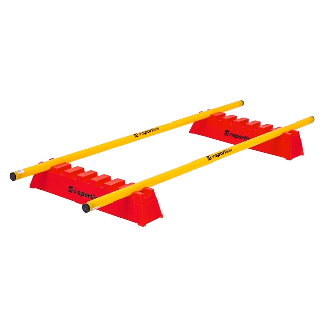 Négyszögletes szlalomrúdtartó inSPORTline Rectangle - piros