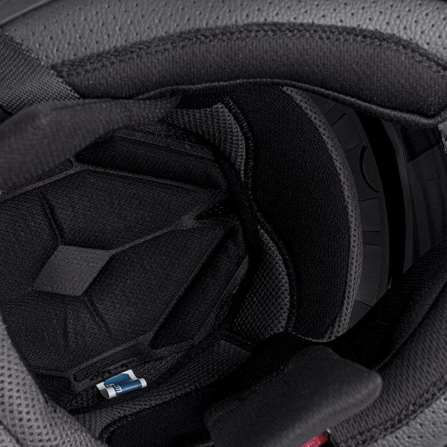 Bukósisak W-TEC Dualsport - Fluo Sárga-Kék