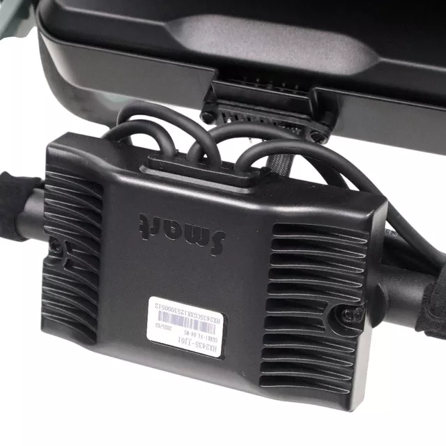 Elektromos könnyű kerekesszék inSPORTline Zauney, LED lámpa, duda, biztonsági öv, automatikus fékrendszer, stabilizáló kerekek, felhajtható kartámasz