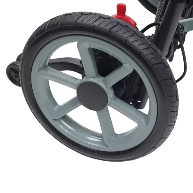 Elektromos könnyű kerekesszék inSPORTline Zauney, LED lámpa, duda, biztonsági öv, automatikus fékrendszer, stabilizáló kerekek, felhajtható kartámasz