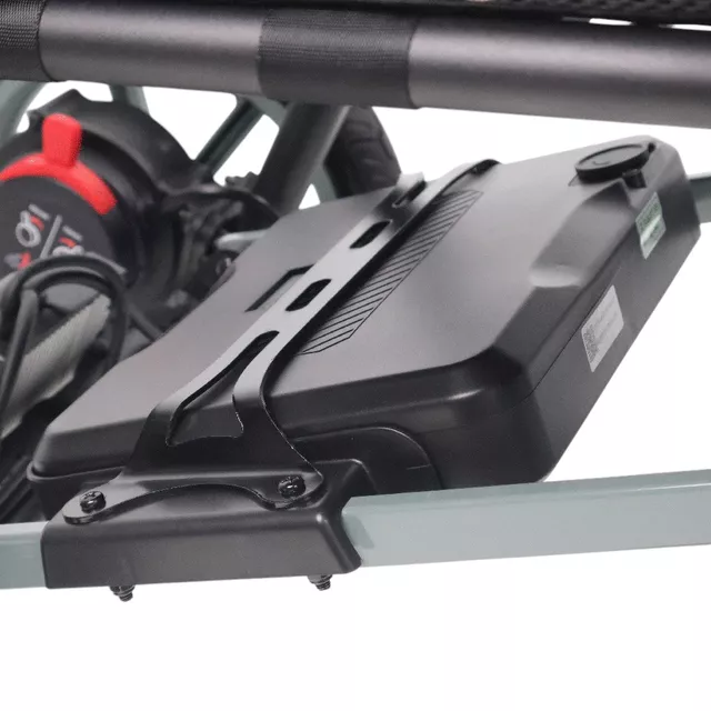 Elektromos könnyű kerekesszék inSPORTline Zauney, LED lámpa, duda, biztonsági öv, automatikus fékrendszer, stabilizáló kerekek, felhajtható kartámasz