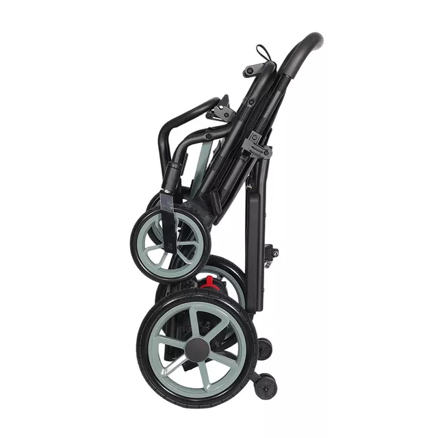 Elektromos könnyű kerekesszék inSPORTline Zauney, LED lámpa, duda, biztonsági öv, automatikus fékrendszer, stabilizáló kerekek, felhajtható kartámasz