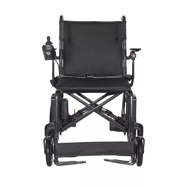 Elektromos karbon kerekesszék inSPORTline Feally, joystick vezérlés, elektromágneses fékek, biztonsági öv, 20–25 km hatótáv