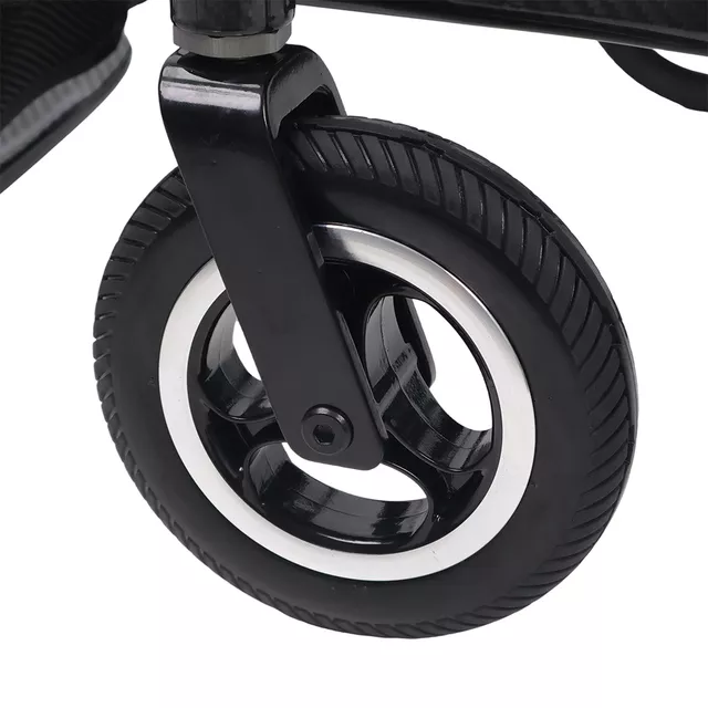 Elektromos karbon kerekesszék inSPORTline Feally, joystick vezérlés, elektromágneses fékek, biztonsági öv, 20–25 km hatótáv