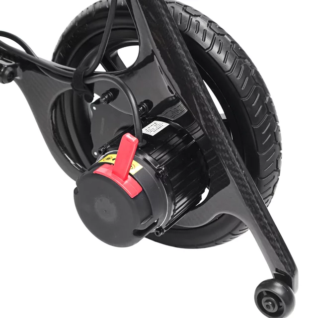 Elektromos karbon kerekesszék inSPORTline Feally, joystick vezérlés, elektromágneses fékek, biztonsági öv, 20–25 km hatótáv