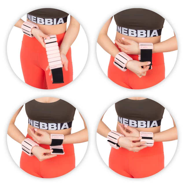 Fitnesz súly bokára/csuklóra inSPORTline Brace 2x0,5 kg