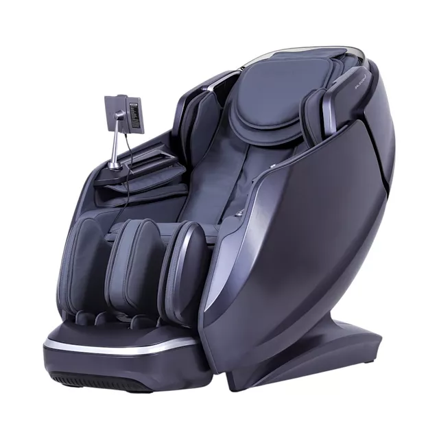 Masszázsfotel inSPORTline Balsadena, LCD vezérlőkijelző, beépített hangszórók,  LED-világítás, 20 előre beállított program, műbőr - kávé