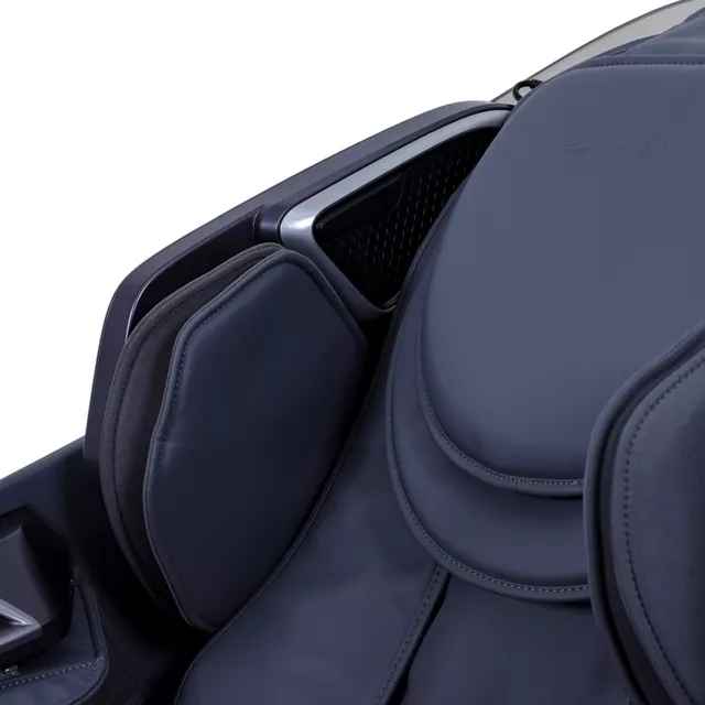 Masszázsfotel inSPORTline Balsadena, LCD vezérlőkijelző, beépített hangszórók,  LED-világítás, 20 előre beállított program, műbőr - kávé