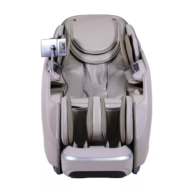 Masszázsfotel inSPORTline Balsadena, LCD vezérlőkijelző, beépített hangszórók,  LED-világítás, 20 előre beállított program, műbőr - kávé