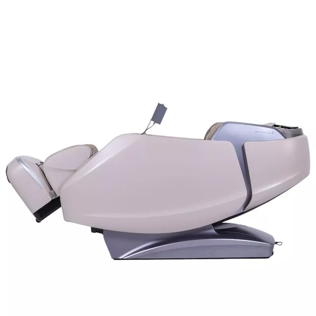 Masszázsfotel inSPORTline Balsadena, LCD vezérlőkijelző, beépített hangszórók,  LED-világítás, 20 előre beállított program, műbőr - kávé