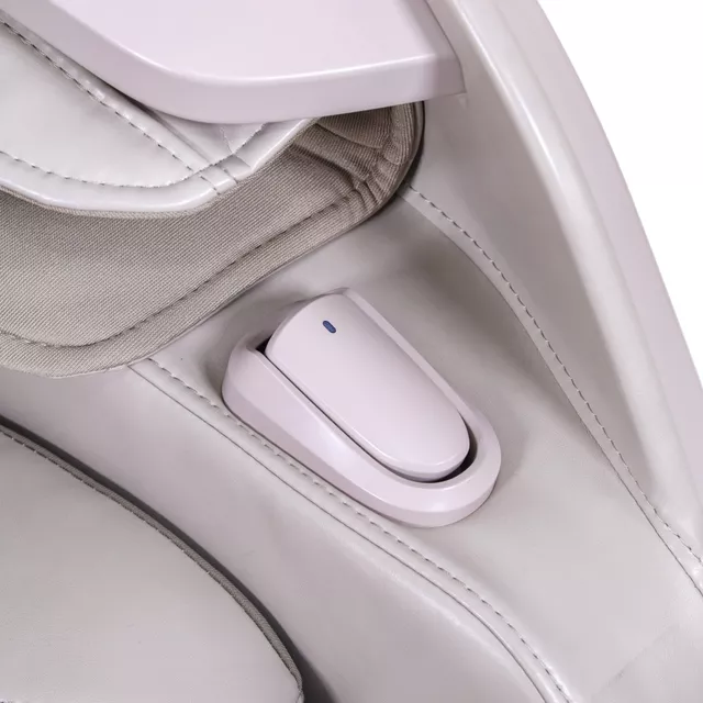 Masszázsfotel inSPORTline Balsadena, LCD vezérlőkijelző, beépített hangszórók,  LED-világítás, 20 előre beállított program, műbőr - kávé