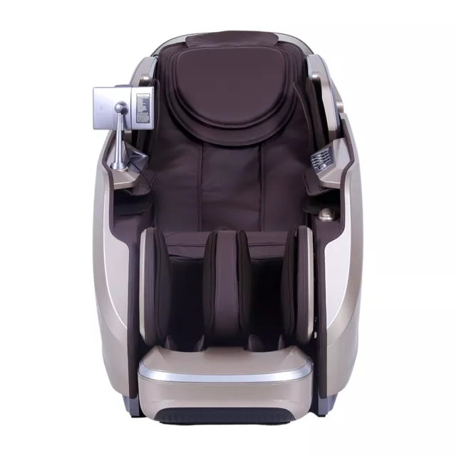 Masszázsfotel inSPORTline Balsadena, LCD vezérlőkijelző, beépített hangszórók,  LED-világítás, 20 előre beállított program, műbőr - kávé