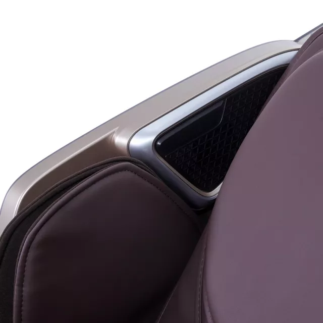 Masszázsfotel inSPORTline Balsadena, LCD vezérlőkijelző, beépített hangszórók,  LED-világítás, 20 előre beállított program, műbőr - kávé