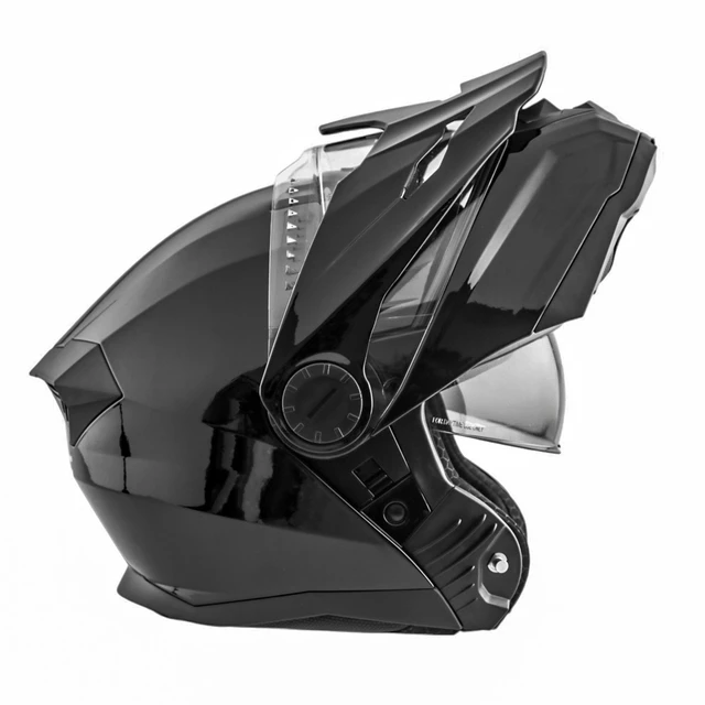 Flip-up enduro bukósisak W-TEC Biscaia P/J - fényes fekete